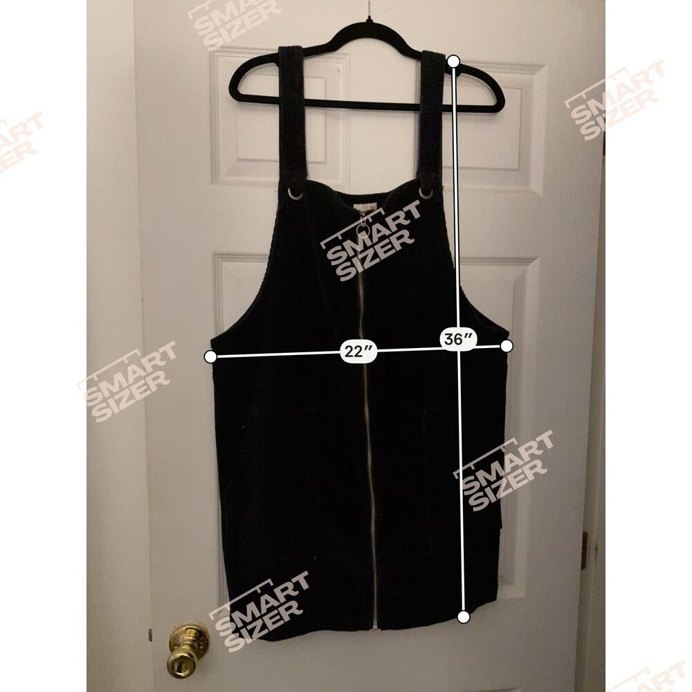 Black Corduroy Dress By So Size 2XL - Picture 3 of 7